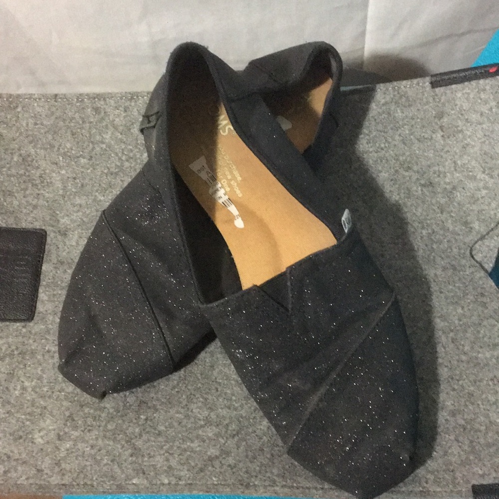 Toms Women’s, Alpargata Shimmer Slip on Shoes SZ 8 - Picture 8 of 8